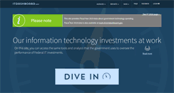 Desktop Screenshot of itdashboard.gov
